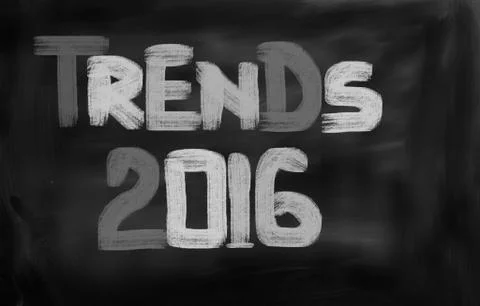 Trends 2016 Concept Stock Illustration