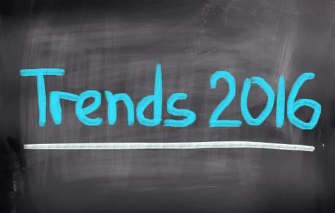 Trends 2016 Concept Illustrazione stock