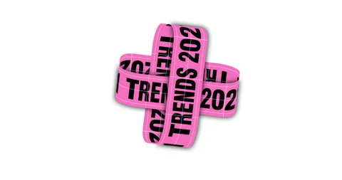 Trends 2021 future concept Stock Footage 134590637