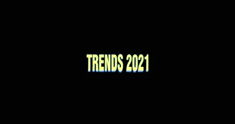 Trends 2021 future concept Stock Footage 134671516