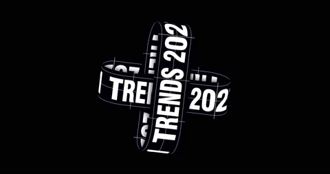 Trends 2021 future concept Stock Footage 134671824