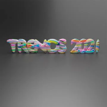 Trends 2021 future concept 스톡 일러스트