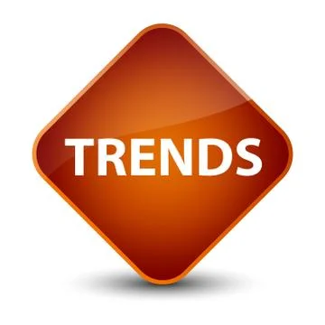 Trends elegant brown diamond button Illustrazione stock