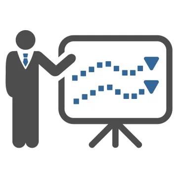 Trends Lecture Vector Toolbar Icon Ilustración de archivo