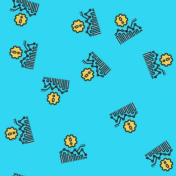 Trends risk vector seamless pattern イラスト素材