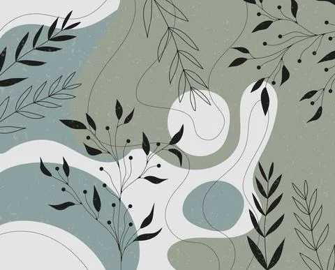 Trendy abstract background with shape Stock Illustration