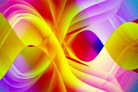 Trendy abstract creative hd wallpaper liquid color gradient colorful wavy Stock Illustration