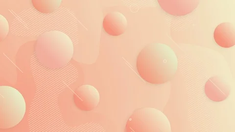Trendy abstract fluid background with gradient balls and shape animation. Stock Footage 125394988