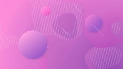 Trendy abstract fluid background with gradient balls and shape animation. Stock Footage 221827463