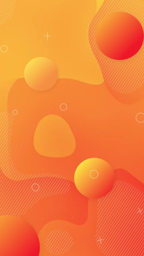 Trendy abstract fluid background with gradient balls and shape animation. Stock Footage 244304452