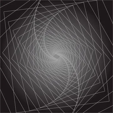 Trendy abstract geometric lines background. Infinity concept 스톡 일러스트
