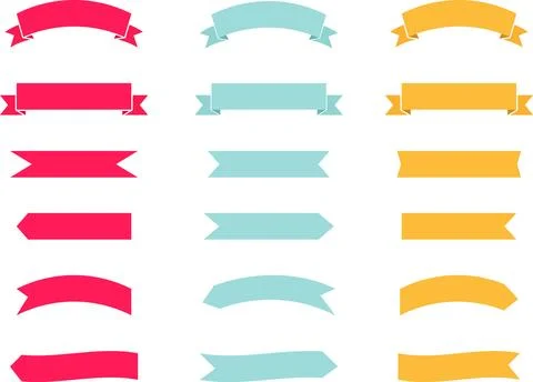 Trendy Abstract Geometric Shape Set. Colorful Funky Frames, Design Elements Stock Illustration