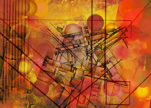 Trendy Abstract Stock Illustration