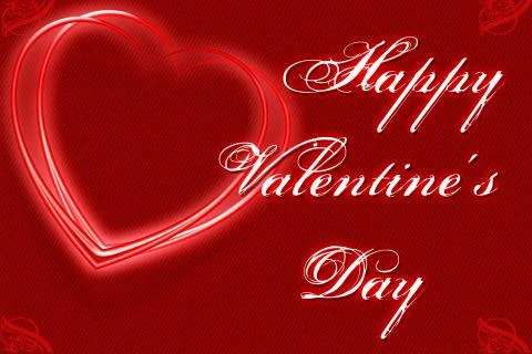 Trendy abstract love background with two red  3d hearts. Stock Illustration