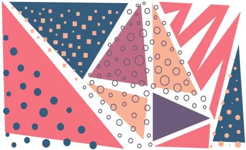 Trendy abstract pattern on a light background color texture Stock Illustration