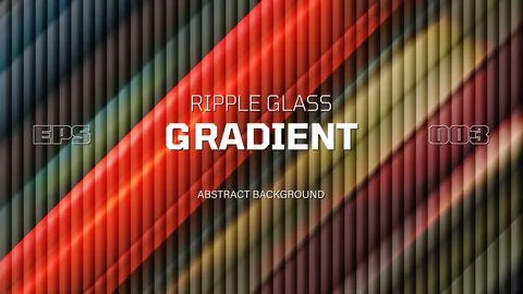 Trendy abstract vector background with vibrant dynamic gradient and geometr.. Illustrazione stock