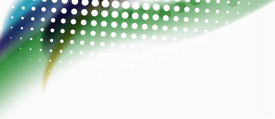 Trendy abstract wave blur pattern, multicolored lines on white background for Stock Illustration