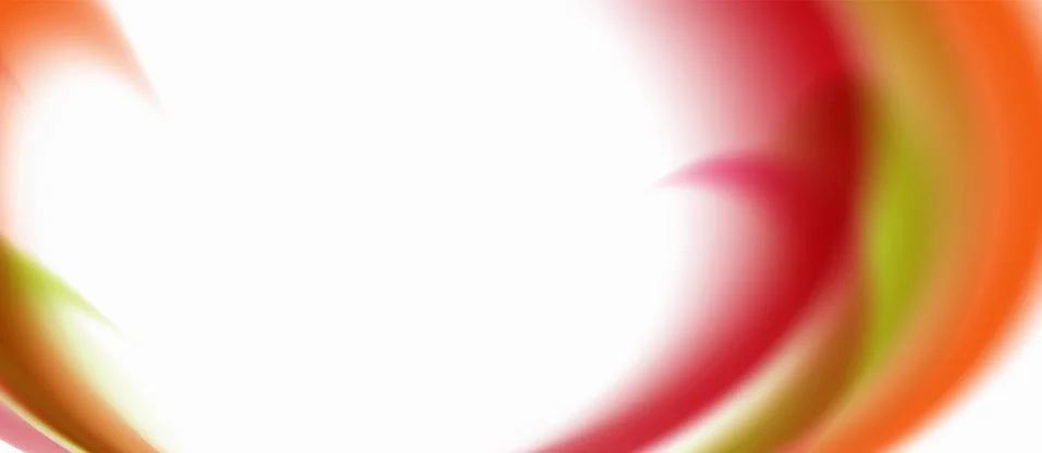 Trendy abstract wave blur pattern, multicolored lines on white background for Illustrazione stock