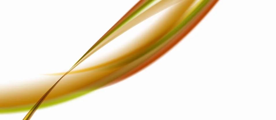 Trendy abstract wave blur pattern, multicolored lines on white background for 스톡 일러스트
