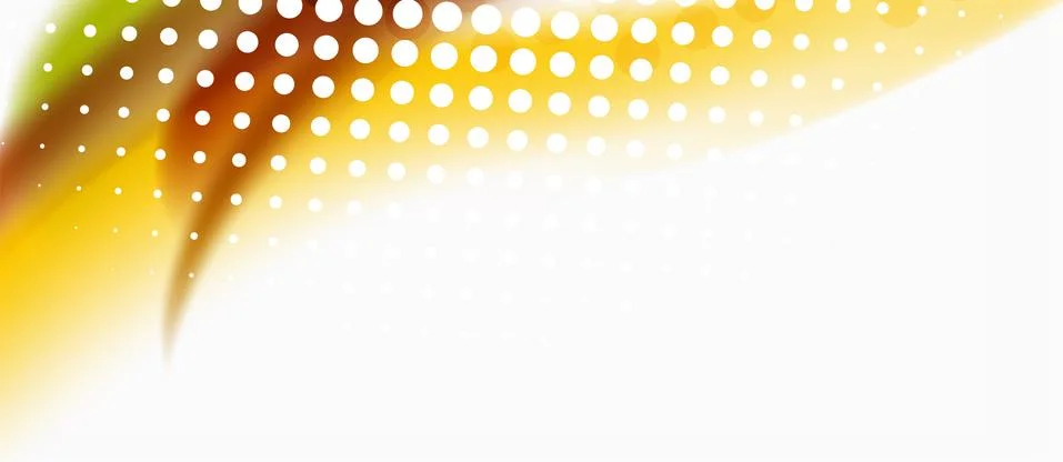 Trendy abstract wave blur pattern, multicolored lines on white background for Illustrazione stock