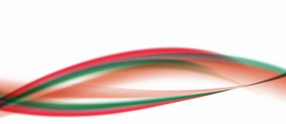 Trendy abstract wave blur pattern, multicolored lines on white background for Illustrazione stock