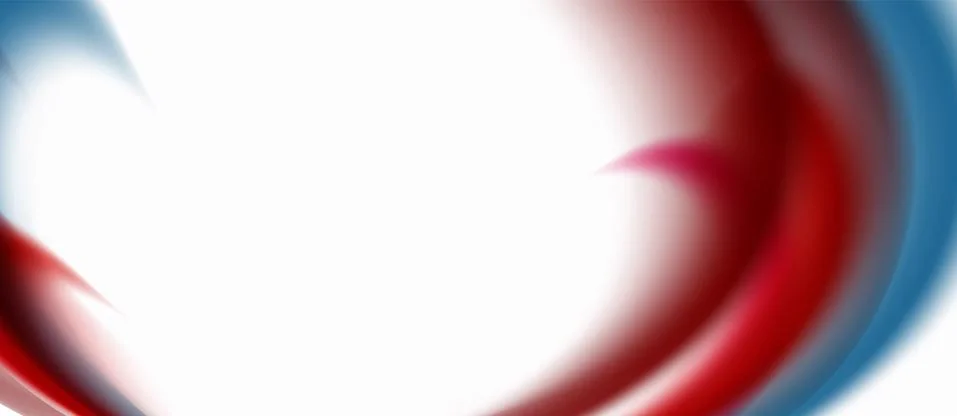 Trendy abstract wave blur pattern, multicolored lines on white background for Illustrazione stock