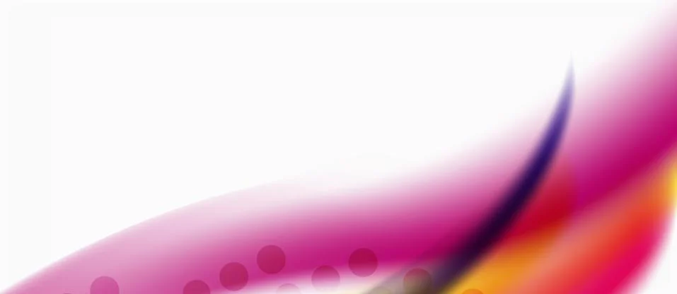 Trendy abstract wave blur pattern, multicolored lines on white background for Illustrazione stock