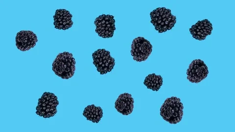 Trendy animation or background or pattern of food, fruits from a lot of shaking Stock Footage 240615137