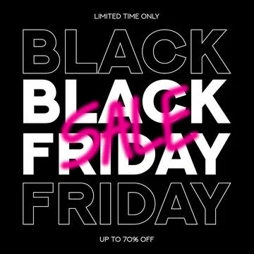 Trendy background for Black Friday Stock Illustration