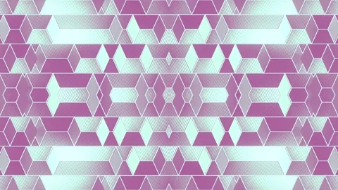 Trendy background with elegant geometric design. 3d rendering loop animation 4K Stock Footage 257420330