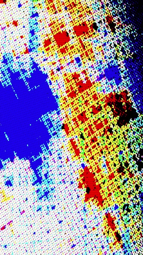 Trendy Background With Halftone Dot Pattern vertical video Stock Footage 301735214