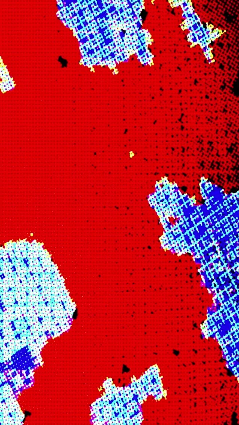 Trendy Background With Halftone Dot Pattern vertical video Stock Footage 301737953