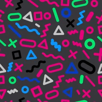 Trendy black background Stock Illustration