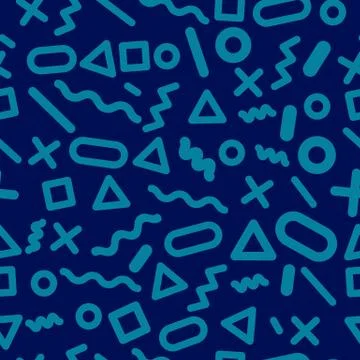 Trendy blue background Stock Illustration