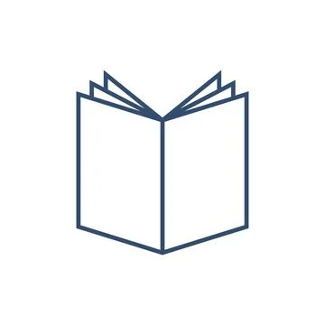 Trendy Book Education Icon Vector Template イラスト素材