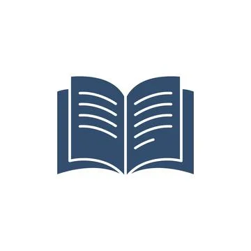 Trendy Book Education Icon Vector Template 库存插图