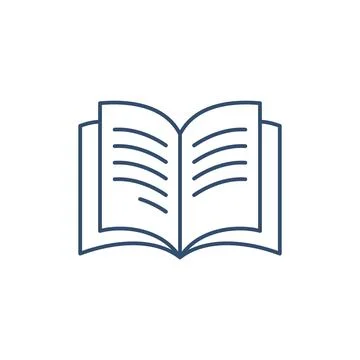 Trendy Book Education Icon Vector Template イラスト素材