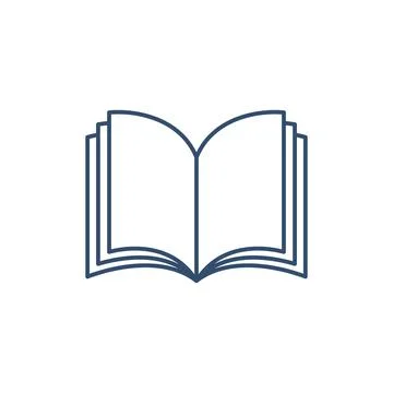 Trendy Book Education Icon Vector Template イラスト素材