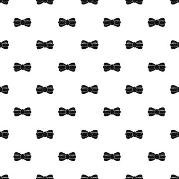 Trendy bow tie pattern seamless vector Stock Illustration