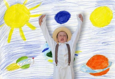 Trendy boy. Stock Illustration