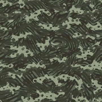 Trendy camouflage military pattern. Vector camo pattern for clothing design. Stockillustratie