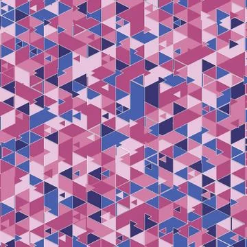 Trendy colorful triangular shapes pattern Modern presentation template 3d ren Illustrazione stock