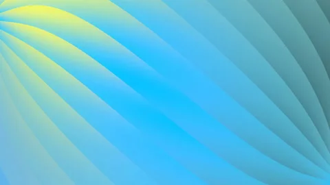 Trendy colorful wave gradient digital seamless loop animation. 3d rendering 4K Stock-Footage 194416778