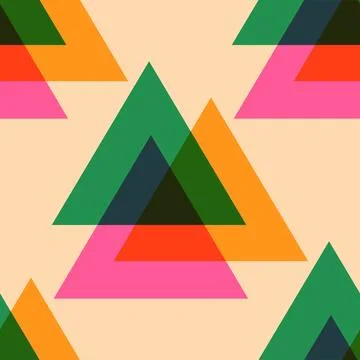 Trendy contemporary seamless pattern, risograph aesthetics, riso print effect Stockillustratie