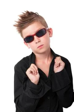 Trendy cool boy. Stock Photos