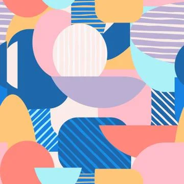 Trendy creative abstract vector illustration. Contemporary geometry backgroun Stock Illustration