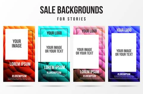 Trendy editable abstract technology background and present product template f Stock Illustration