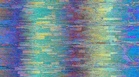 Trendy elegant neon sci-fi noisy background. 写真素材