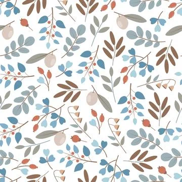Trendy floral seamless pattern design of abstract tropical leaves. Stock Illustration