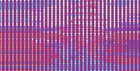 Trendy glitch pattern on dark background. Abstract geometric elements Stock Illustration